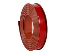 Bandas de borde de muebles en forma de U, Self Adhesive Veneer Edging,TPE Flexible Furniture Edge Protector for Cabinet Repair,Red,2M,2.5cm