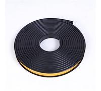 Bandas de borde de muebles en forma de U, Soft Silica Gel countertop Edge Trim，16.4FT Protector for Furniture Restoration, Cabinet Repair(Black,32mm)