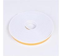 Bandas de borde de muebles en forma de U, Soft Silica Gel countertop Edge Trim，16.4FT Protector for Furniture Restoration, Cabinet Repair(White,18mm)