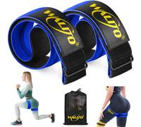 Bandas de botn BFR para mujeres glteos - bandas de restriccin de flujo sanguneo con planes semanales para las piernas Butt & Hip Building Bands p