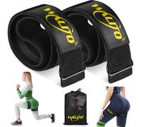 Bandas de botn para Women Glutes - bandas de restriccin de flujo sanguneo BFR con plan semanal para las piernas Butt & Hip Building Bands para ent