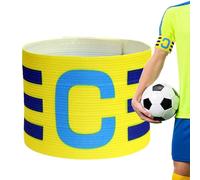 Bandas de Capitán de Fútbol, Brazaletes de Capitán para Fútbol | Brazalete deportivo de capitán para fútbol | Bandas ajustables anticaída para jugadores, brazaletes de capitanes para accesorios de j