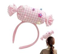 Bandas de caramelo para niña - Diadema 3D para mujeres y niñas - Accesorio festivo para el cabello, fiesta de disfraces | Disfraz de cumpleaños, Halloween, Navidad, reunión de amigos