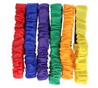 Bandas de Carreras de 3 Patas, Juego 6 Banda Colore Surtido Ideale Correa Cuerda Elástica Pierna Carre Colorida Elástico Nailon Duradero Correr Lazo Suave Persona Aire Libre Amarre Firme Adulto