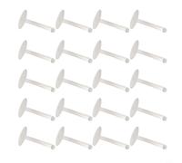 Bandas de cebo de pesca de carpa, 20 unidades, soporte de plástico para pellets (grande)