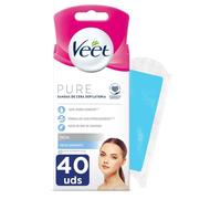 Bandas de Cera Fría Depilatoria para Depilación Facial