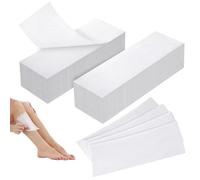 Bandas de Cera no Tejidas, 100 Piezas Depilación Tiras, Bandas de Papel para Depilación para todo tipo en piernas, pecho, espalda, íntimas, cara