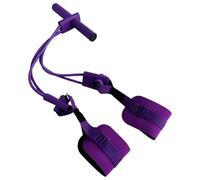 Bandas de ejercicio con asas, antideslizantes, elásticas, multifuncionales | Bandas de resistencia para pies para entrenamiento de fitness, brazo, pierna, cuerpo completo, abdominal, hogar, gimnasio