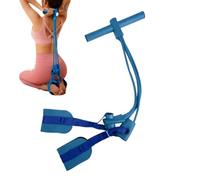 Bandas de ejercicio con asas, antideslizantes, elásticas, multifuncionales | Bandas de resistencia para pies para entrenamiento de fitness, brazo, pierna, cuerpo completo, abdominal, hogar, gimnasio
