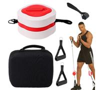 Bandas de ejercicio con asas, bandas de entrenamiento de fuerza, accesorios de equipo de entrenamiento muscular para pecho, pierna, brazo, muñeca, tobillo, mujeres, hombres, gimnasio, hogar, yoga