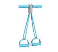 Bandas de ejercicio de 4 tubos para tirar del tobillo, equipo de fitness con cuerda de tensión, dispositivo auxiliar para entrenamiento de cuerpo completo, cintura, pierna, brazo, adelgazamiento del