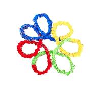 Bandas de ejercicio portátiles de trabajo en equipo cooperativas, bandas elásticas resistentes de forro polar para actividades grupales