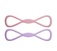 Bandas de ejercicios para hombros, bandas de entrenamiento de brazo, banda de entrenamiento elástica de 8 moldeadas - Equipo de gimnasio, herramienta de estiramiento de piernas, cuerda que tira de