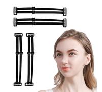 Bandas de elevación facial instantánea, dispositivo de levantamiento de rostro, bandas invisibles para estiramiento facial, banda elástica transpirable con clips, bandas de adelgazamiento facial para