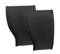 Bandas de encaje para botas de fútbol - 14 G de silicona, accesorio para botas de fútbol, cinta de fútbol duradera, protección de tacos para jóvenes y adultos, mejora el rendimiento, Negro , ver