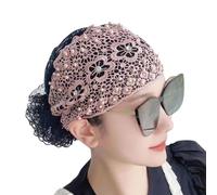 Bandas de encaje para mujer, diadema de encaje | Diadema elástica para niñas | Diademas elásticas de encaje con cuentas, elegante diadema de tela, accesorios para el cabello para mujer