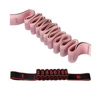 Bandas de entrenamiento con asa - Cinturón de entrenamiento de estiramiento, bandas de ejercicio de fitness, tirador de cuerpo, juego de bandas de resistencia duraderas para hombres y mujeres, brazos