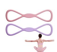 Bandas de entrenamiento de brazo, grupos de ejercicios para mujer, banda elástica de fitness en forma de 8 en forma, herramienta de entrenamiento muscular, expansor de pecho, herramienta de