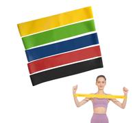 Bandas de entrenamiento de fuerza para un estado físico óptimo, multicolor, con diferentes niveles de resistencia para entrenamientos comple