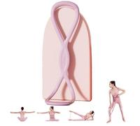 Bandas de escultura corporal, banda de ejercicio, banda de resistencia para alterar el cambio, bandas de resistencia con asas para entrenar, expansor de pecho, cuerda de yoga de cuerpo completo (rosa