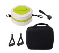 Bandas de estiramiento con asas, Puller de fitness multifuncional con asas, banda de resistencia deportiva, máquina de remo para el hogar, dispositivo de fuerza de brazo, antideslizante, fuerza