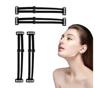 Bandas de estiramiento facial, acero al carbono, ABS, spandex, nailon, bandas de estiramiento facial, correa de barbilla doble para maquillaje diario, rutina de belleza y firmeza de la piel
