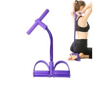 Bandas de fitness con 4 bandas de entrenamiento con pedal y cuerda de | Asas Con Cuerda, Entrenador De Vientre Para Principiantes Y Ejercicios De Brazo De Piernas