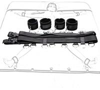 Bandas de Gimnasio Bandas de Nylon Gruesas, Deportes de Aventura Interior, Tamaño Ajustable.