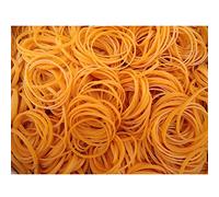 Bandas de goma, anillos elásticos amarillos, elásticos de goma resistentes y estirables for oficina, escuela, hogar, 50 Uds.(32x2x1.5mm(100pcs))
