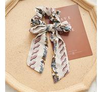 Bandas De Goma Elásticas Con Estampado Floral, Coletero Con Lazo Dulce Para Mujer Y Niña, Accesorios Para El Cabello Con Nudo Diy