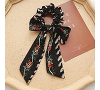 Bandas De Goma Elásticas Con Estampado Floral, Coletero Con Lazo Dulce Para Mujer Y Niña, Accesorios Para El Cabello Con Nudo Diy