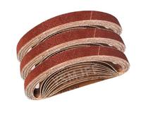 Bandas de Lija 10 bandas de lijado 520 x 20 mm, abrasivas 3/4" 20-1/2", grano P40-1000, for lijadora banda, soldadura y pulido por puntos para Pulir(10PCS 100 Grit)