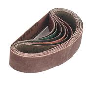 Bandas de Lija 10 unids/set 330 * 30mm correas de lijado 120-1000 granos madera suave Pulido metales papel lija abrasivo bandas for lijadora correa herramienta abrasiva(10PCS P1000)