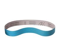 Bandas de lija de zirconio Klingspor CS411X para metal y acero - 50 x 1020 mm - Grano P60 - 5 piezas - Por ejemplo, compatible con lijadora de banda combinada Metabo BS 175 y BS 200