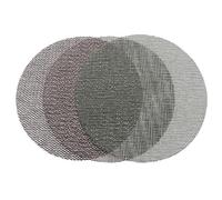 bandas de lija Discos de lijado malla antipolvo 3'', 4'', 5'', 6'' y 9'' con gancho bucle antibloqueo, papel lija abrasivo for pulido en seco, grano 80 a 320(180,4 Inch 100mm)