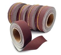 Bandas de Lija Papel de lija abrasivo 8 m, rollo tela dibujable for lijado metal y vidrio, for carpintería(120 Grit)