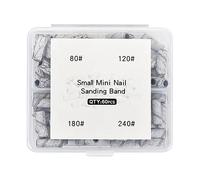 Bandas de lijado profesionales para manicura de uñas 80/120/150/180/240 Grit juego de piezas de arena para brocas de manicura