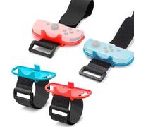 Bandas de Muñeca Compatible con Nintendo Switch Joy Cons Game Just Dance 2022 2021 2020 2019, Correa elástica Ajustable para Joy-Cons, Paquete de 2 (Apto para muñeca de 3.15-7.5 Pulgadas)