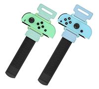 Bandas de muñeca mejoradas para interruptor Just Dance 2020, correas elásticas ajustables YUANHOT para interruptores Joy-Con, 2 unidades para niños y adultos