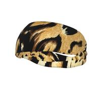 Bandas de piel de leopardo, león y tigre, atigradas, para hombres y mujeres, diadema para correr, diadema transpirable para gimnasio