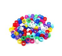Bandas de pierna de anillo de aves de 100 unids para loro pinzón canario diámetro 3mm 4mm 5mm 2mm anillo de pájaro
