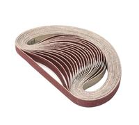 Bandas de pulido lijado, bandas 520 mm x 20 for lijadora banda, eliminación óxido y acabado metal blando Tela abrasiva(10pcs 40 Grit)