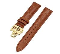 Bandas de reloj de cuero de vaca de doble cara de 19 mm 20 mm 22 mm para la correa de reloj Vacheron VC Constantin para hombres y mujeres Pulseras de cuero de vaca