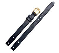 Bandas de reloj de la dama de cuero genuina para f ossil es4340 ES4119 Correas de reloj ES4000 con tornillo de 8 mm rojo negro blancos blancos (color: buque de oro de 10 mm, tamaño: 8 mm) Interesting
