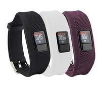 Bandas de repuesto compatibles con Garmin Vivofit 3/Vivofit JR/JR2 Bandas de silicona suave ajustables para Garmin Vivofit 3/JR/JR2