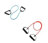 Bandas De Resistencia 5 Levels Resistance Bands with Handles Training Pull Up Band Gym Exercise Rubber(2PCS-Blue Red)