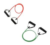 Bandas De Resistencia 5 Levels Resistance Bands with Handles Training Pull Up Band Gym Exercise Rubber(2PCS-Red Green)