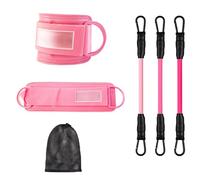 Bandas de resistencia a los tobillos con puños - puño de banda de tobillo para sobornos de cadera | Equipo elástico Fitness Pilates para principiantes y entusiastas del entrenamiento profesional