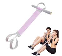 Bandas de resistencia abdominal con pedal de pie, equipo de entrenamiento de fuerza de 120 libras para gimnasio en casa, entrenamiento central, sentadillas, yoga y fitness, banda elástica para hombres