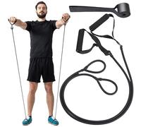 Bandas de Resistencia, Bandas de Ejercicio con Asas, Anclajes de Puerta, compatibles con Billy's Bootcamp, pérdida de Peso, Entrenamiento de Fuerza en casa, Terapia física, Yoga, Pilates (Negro)